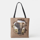 Elefant Tasche (Rückseite)