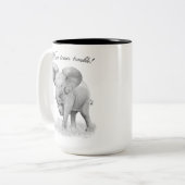 Elefant Tasse (Vorderseite Links)