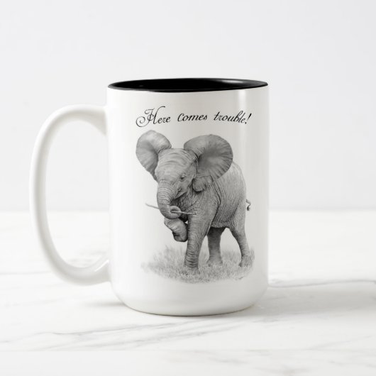 Elefant Tasse (Links)