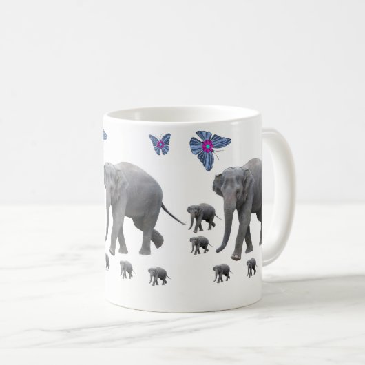 Elefant Tasse (VorderseiteRechts)