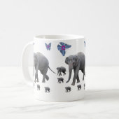 Elefant Tasse (Vorderseite Links)