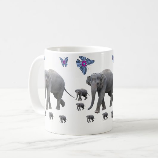 Elefant Tasse (Vorderseite Links)
