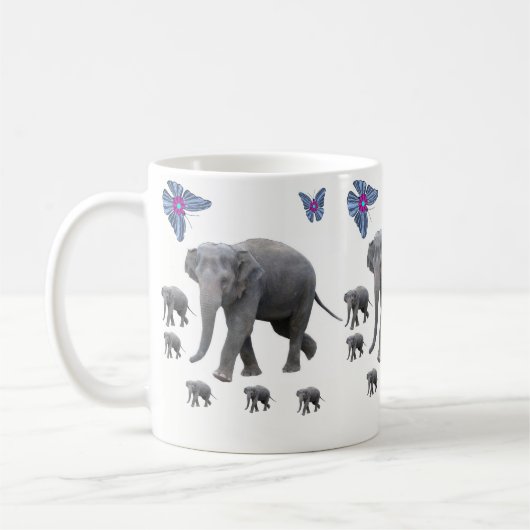 Elefant Tasse (Links)