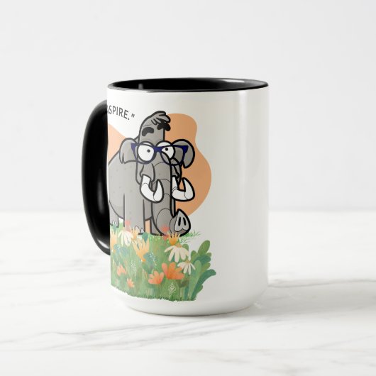 Elefant Tasse (Vorderseite Links)