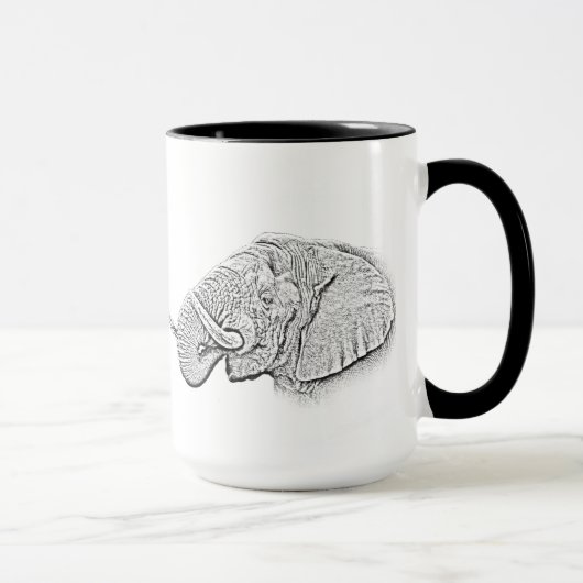 Elefant-Tasse - Afrika-Reihe Tasse (Rechts)
