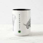 Elefant-Tasse - Afrika-Reihe Tasse (Zentrum)