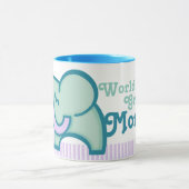 Elefant-Tasse der beststen Mama der Welt Tasse (Zentrum)