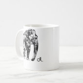 Elefant-Tasse Kaffeetasse (Vorderseite Links)