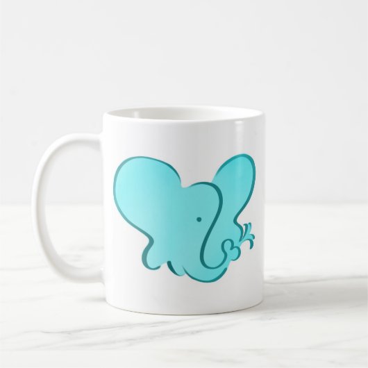 Elefant-Tasse Kaffeetasse (Links)
