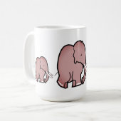 Elefant-Tasse Kaffeetasse (Vorderseite Links)