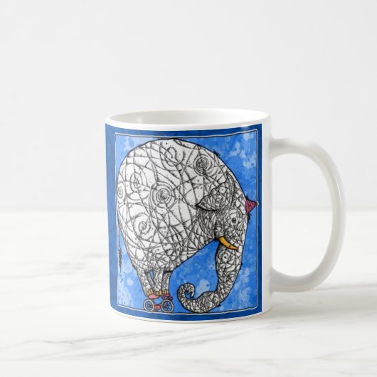 Elefant-Tasse Kaffeetasse (Rechts)