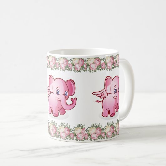 Elefant-Tasse Kaffeetasse (VorderseiteRechts)