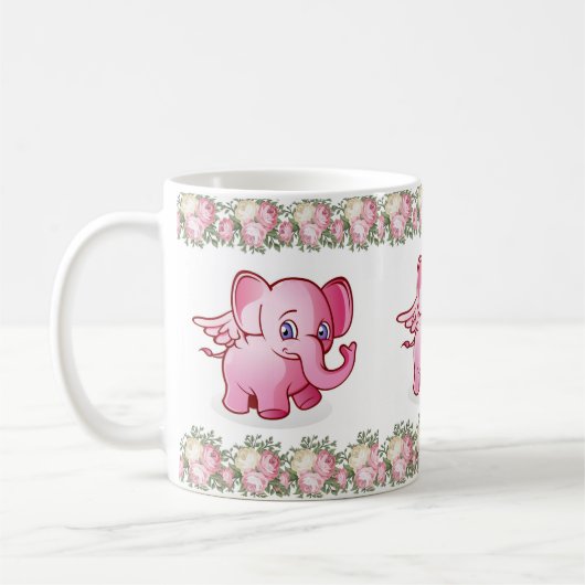 Elefant-Tasse Kaffeetasse (Links)