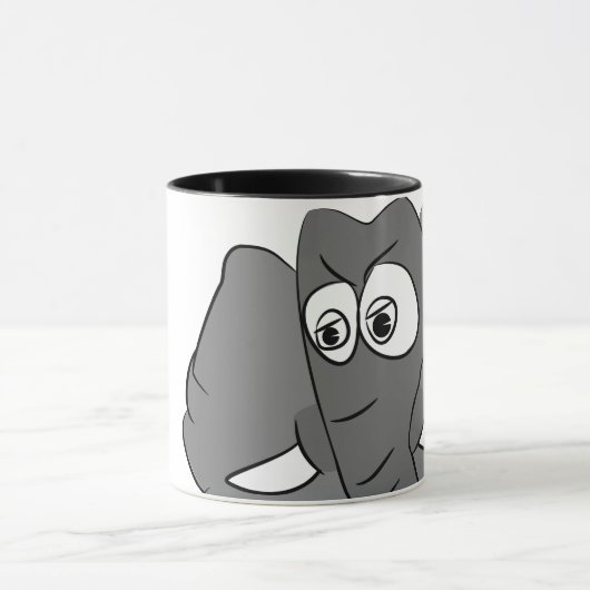 Elefant-Tasse Kaffeetasse (Zentrum)
