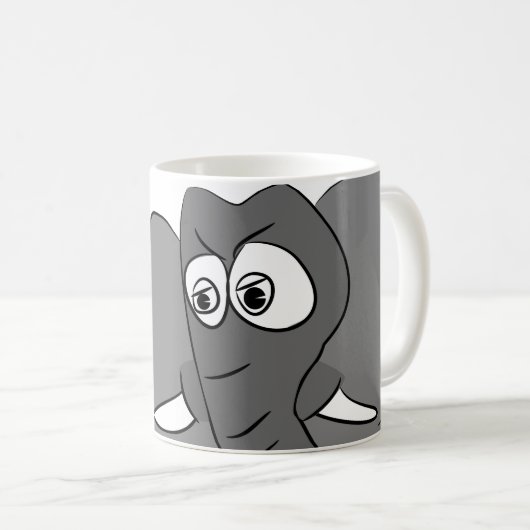 Elefant-Tasse Kaffeetasse (VorderseiteRechts)