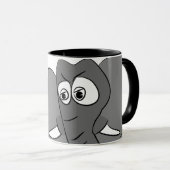 Elefant-Tasse Kaffeetasse (VorderseiteRechts)