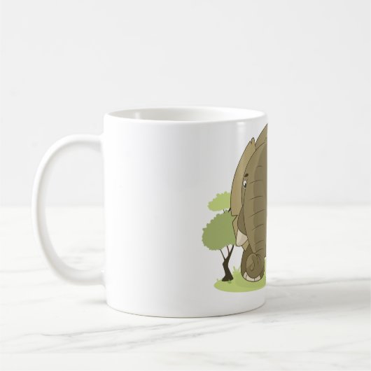 Elefant-Tasse Kaffeetasse (Links)