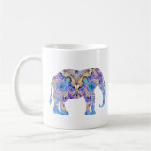 Elefant-Tassen-Kaleidoskop-Entwurf Kaffeetasse (Links)