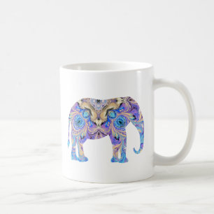 Elefant-Tassen-Kaleidoskop-Entwurf Kaffeetasse