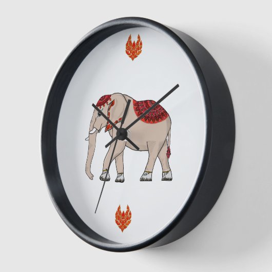 Elefant thailändischer Stil für die Uhr. Uhr (Winkel)
