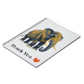 Elefant thailändischer Stil. Notizblock (Linke Seite)