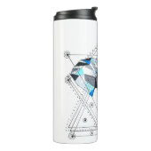 Elefant-ThermalTasse Thermosbecher (Nach links gedreht)