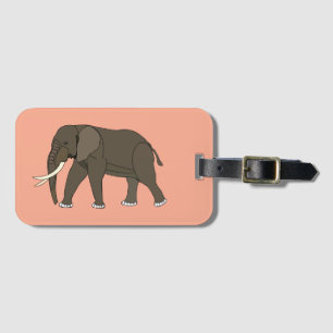 Elefant Tier Gepäckanhänger