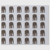 Elefant Tier Geschenkpapier (Flach)