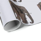 Elefant Tier Geschenkpapier (Rolleneckpunkt)