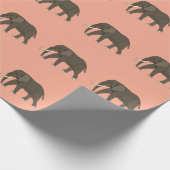 Elefant Tier Geschenkpapier (Ecke)