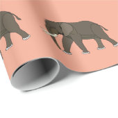 Elefant Tier Geschenkpapier (Rolleneckpunkt)