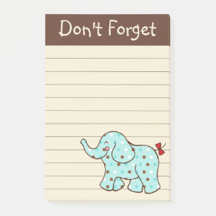Elefant To-Do-Liste Einkauf Post-it-Notizen Gesche Post-it Klebezettel
