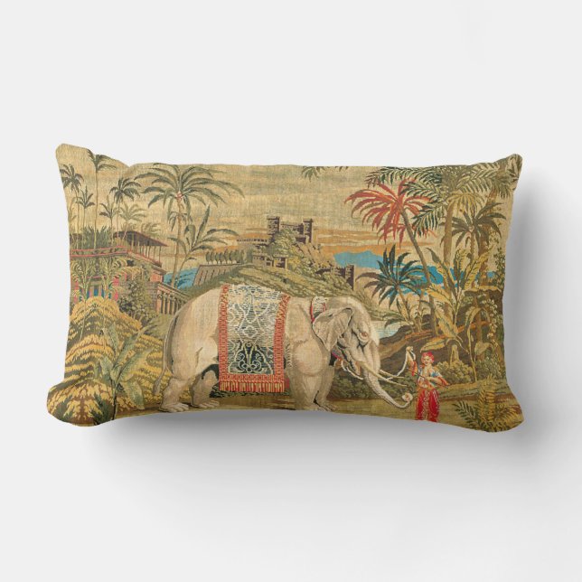 Elefant-Trainer-Kissen Lendenkissen (Vorderseite)