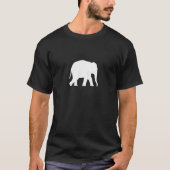 Elefant trendy und Niedlich für ein Mädchen T-Shirt (Vorderseite)