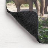 Elefant-Trio Mousepad (Ecke)