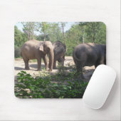 Elefant-Trio Mousepad (Mit Mouse)