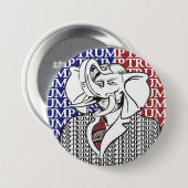Elefant Trump Button (Vorne & Hinten)