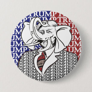 Elefant Trump Button