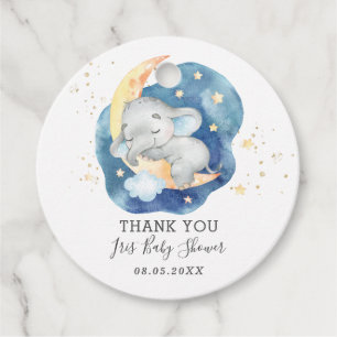 Elefant Twinkle Little Star Baby Junge Danke Geschenkanhänger