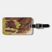 Elefant u. Baby Getty Bild-| Gepäckanhänger (Vorderseite horizontal)