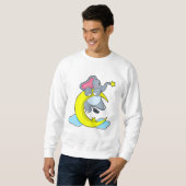 Elefant über Wolken Sweatshirt (Vorne ganz)