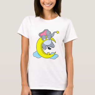 Elefant über Wolken T-Shirt