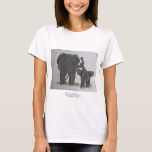 Elefant-Umarmungen T-Shirt