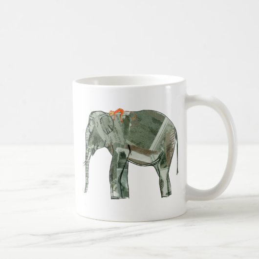 Elefant und Affe Kaffeetasse (Rechts)