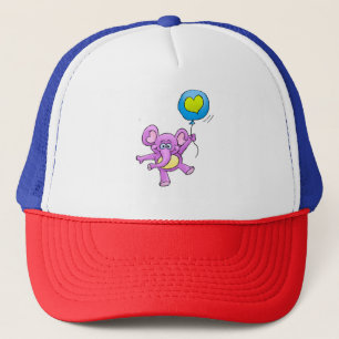 Elefant und Ballon Truckerkappe