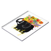 Elefant und Blume Notizblock (Linke Seite)