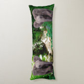 Elefant und Dschungel Seitenschläferkissen (Rückseite (Vertikal))