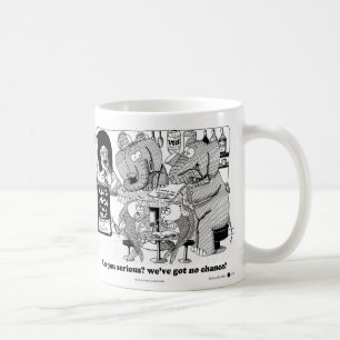 Elefant- und Goldfisch-Kneipenquiz Kaffeetasse