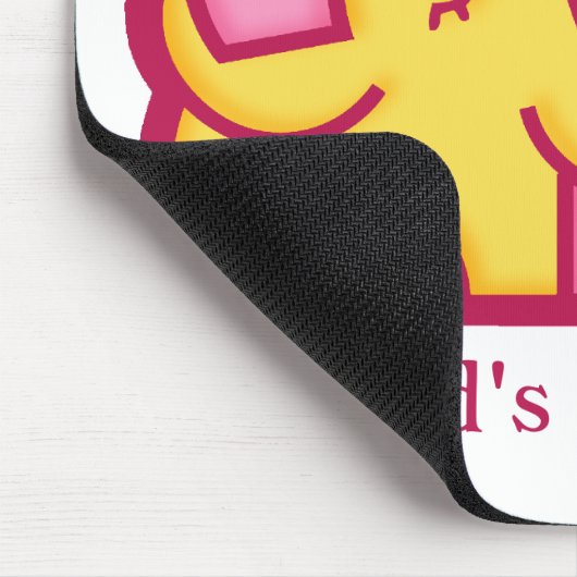 Elefant und Kalb weltbestes Mama-Mauspad Mousepad (Ecke)