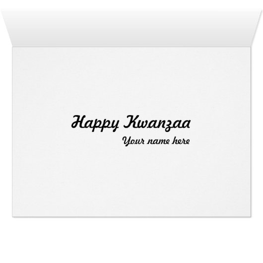 Elefant und Mais für Kwanzaa (Innenansicht Horizontal (Unten))